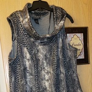 Snake skin printed dress